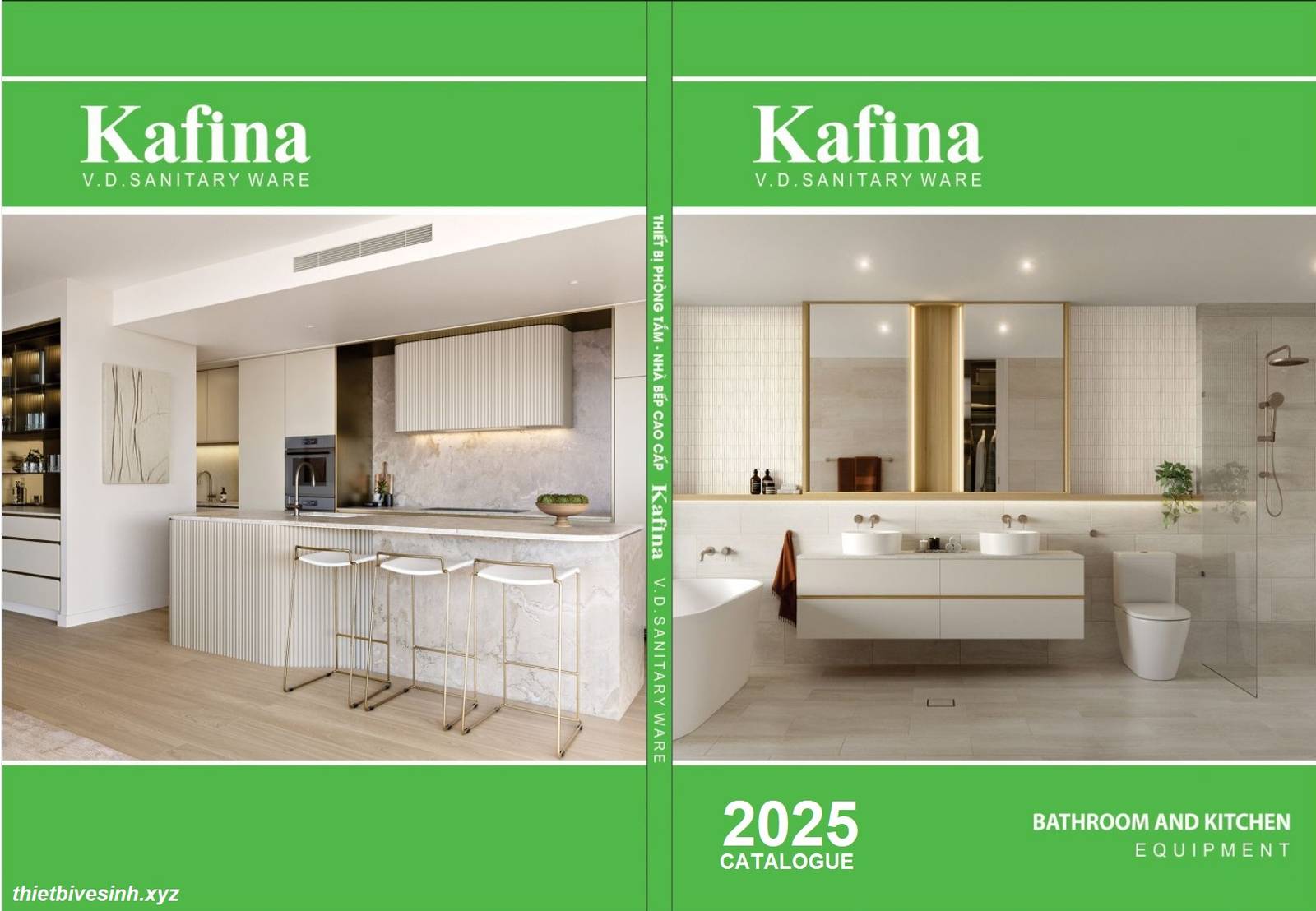 Bảng giá và Catalogue Thiết bị vệ sinh KAFFINA 2025 /Page 1